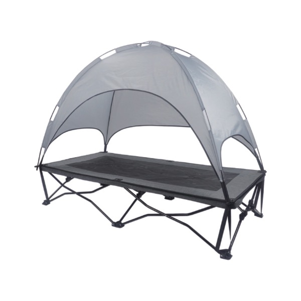 Double-Layer Elevated Cot with Canopy